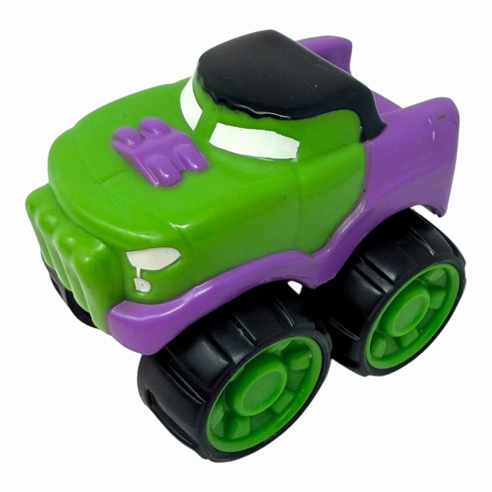 Marvel Hulk Monster Truck Toy Green Purple Plastic Vehicle 60472